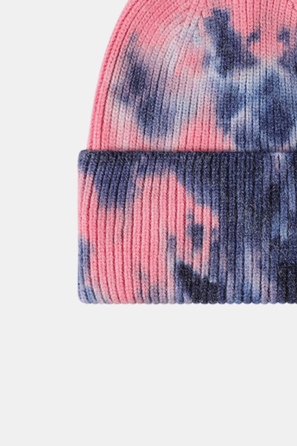 Tie-Dye Cuffed Beanie Hat
