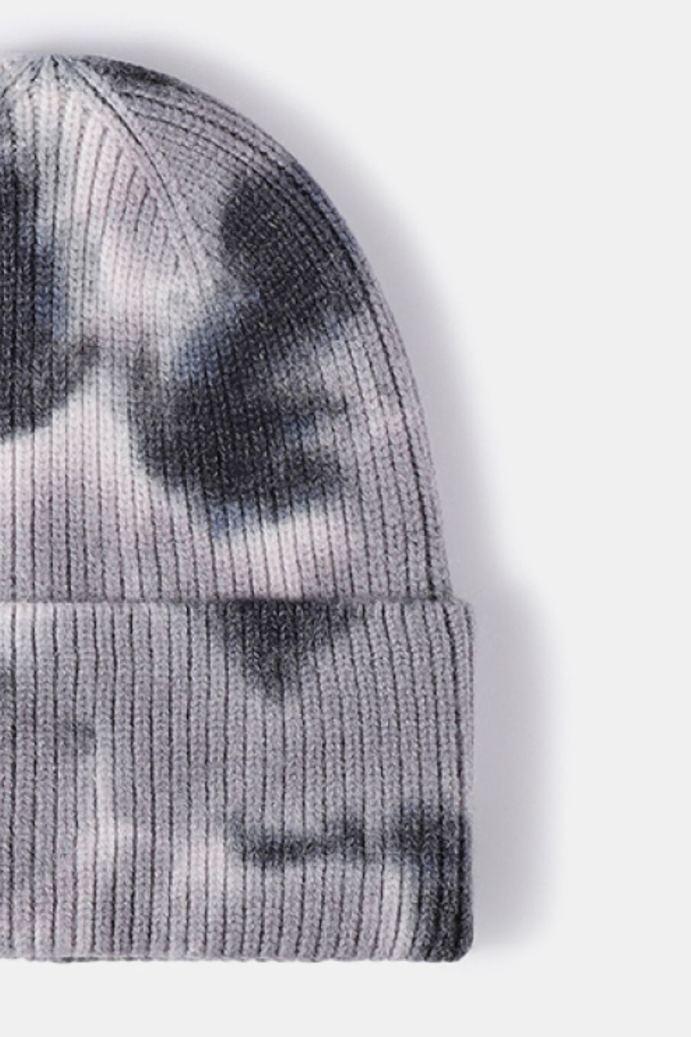 Tie-Dye Cuffed Beanie Hat
