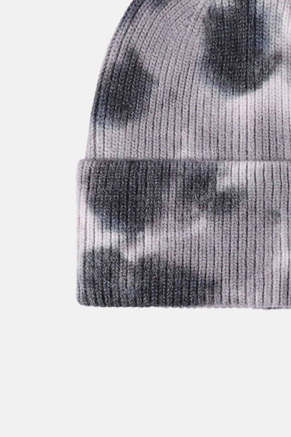 Tie-Dye Cuffed Beanie Hat