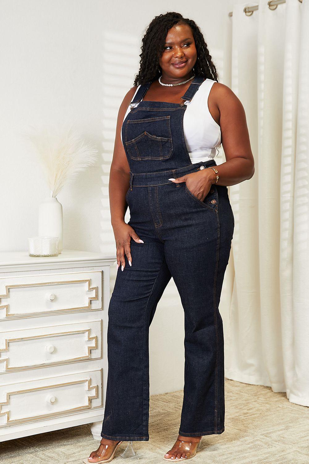 Judy Blue Full Size High Waist Classic Denim Overalls - Lab Fashion, Home & Health