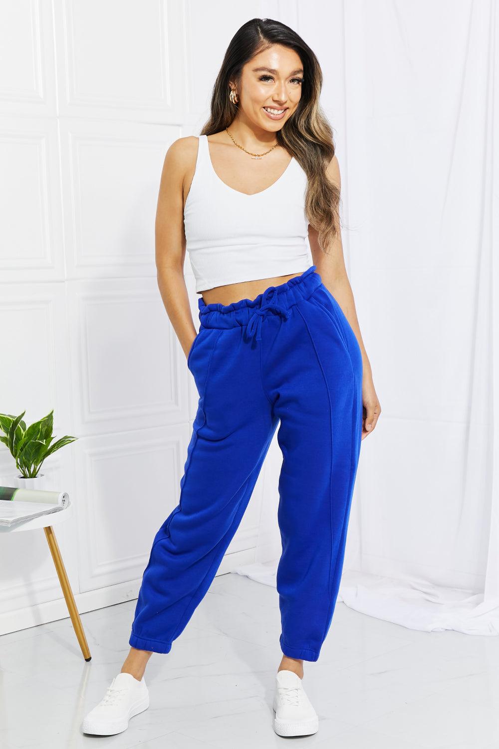 Zenana Full Size Can't Stop Me Waist Joggers - Lab Fashion, Home & Health