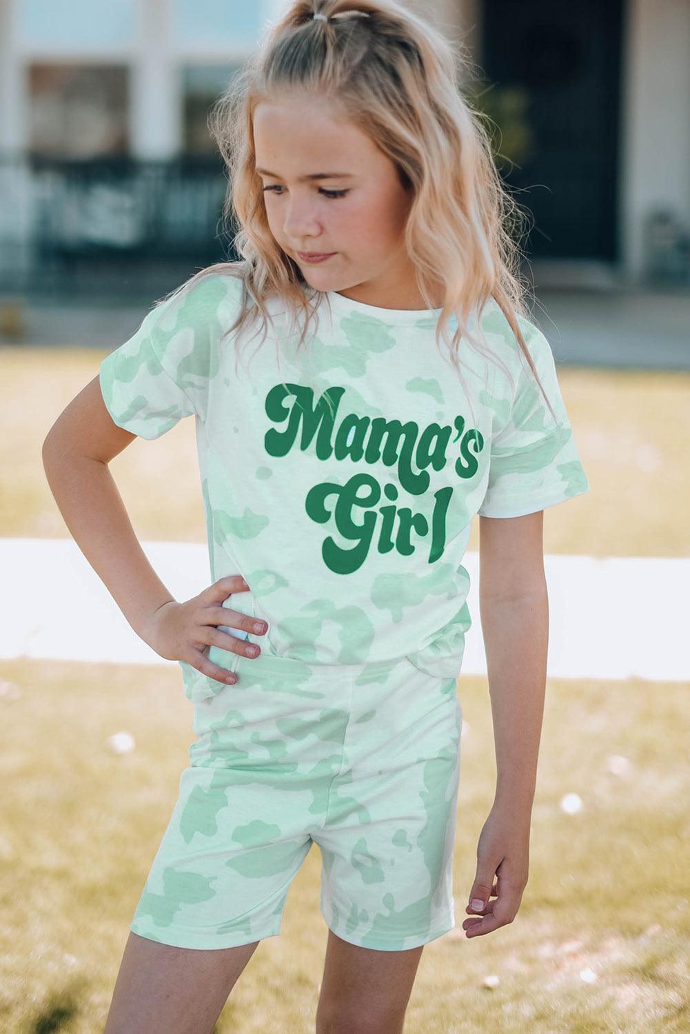 Girls Printed Letter Graphic Set - Lab Fashion, Home & Health