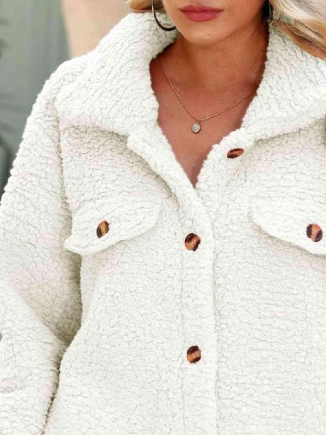 Button Down Collared Coat - Lab Fashion, Home & Health