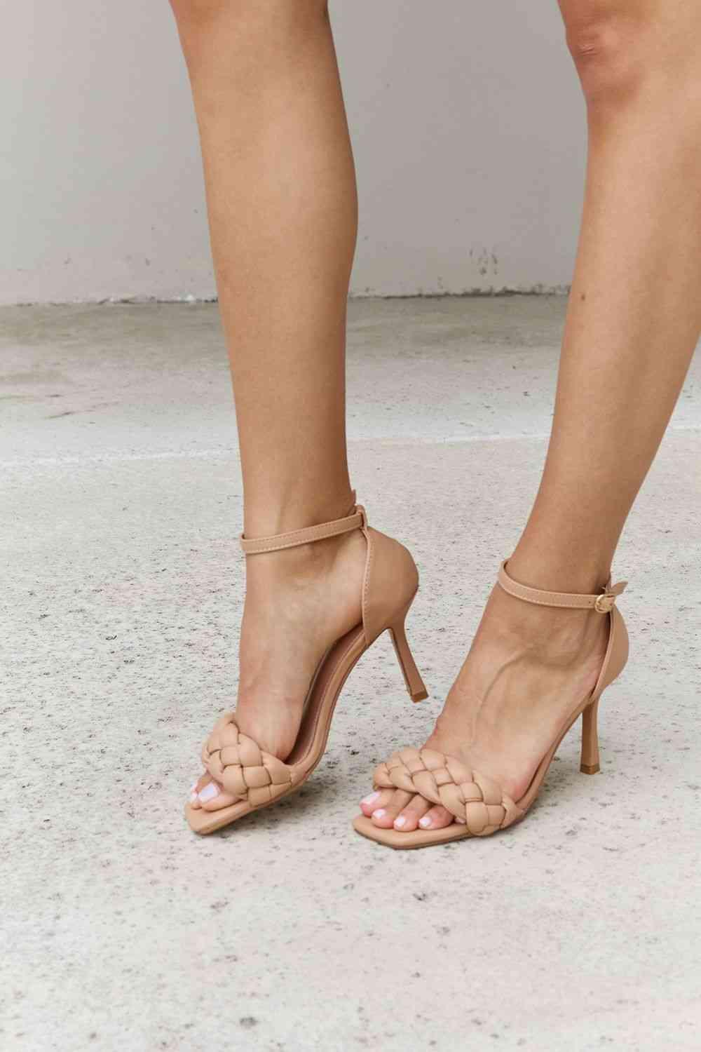 Forever Link Braided Strappy Heels - Lab Fashion, Home & Health