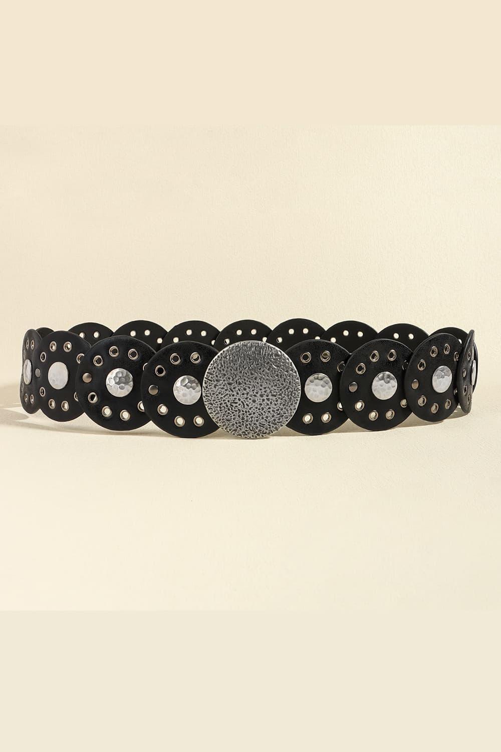 Round Shape PU Leather Belt - Lab Fashion, Home & Health