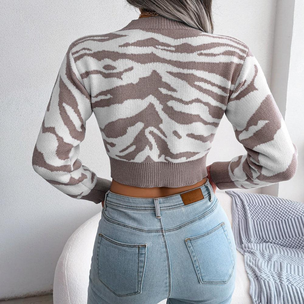 Tiger Print Sweater - Lab Fashion, Home & Health