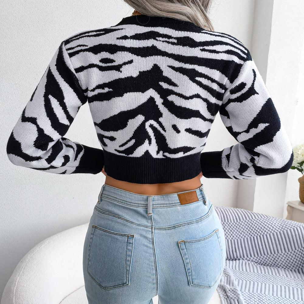 Tiger Print Sweater - Lab Fashion, Home & Health