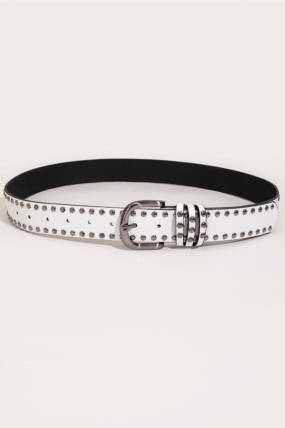 PU Leather Studded Belt - Lab Fashion, Home & Health