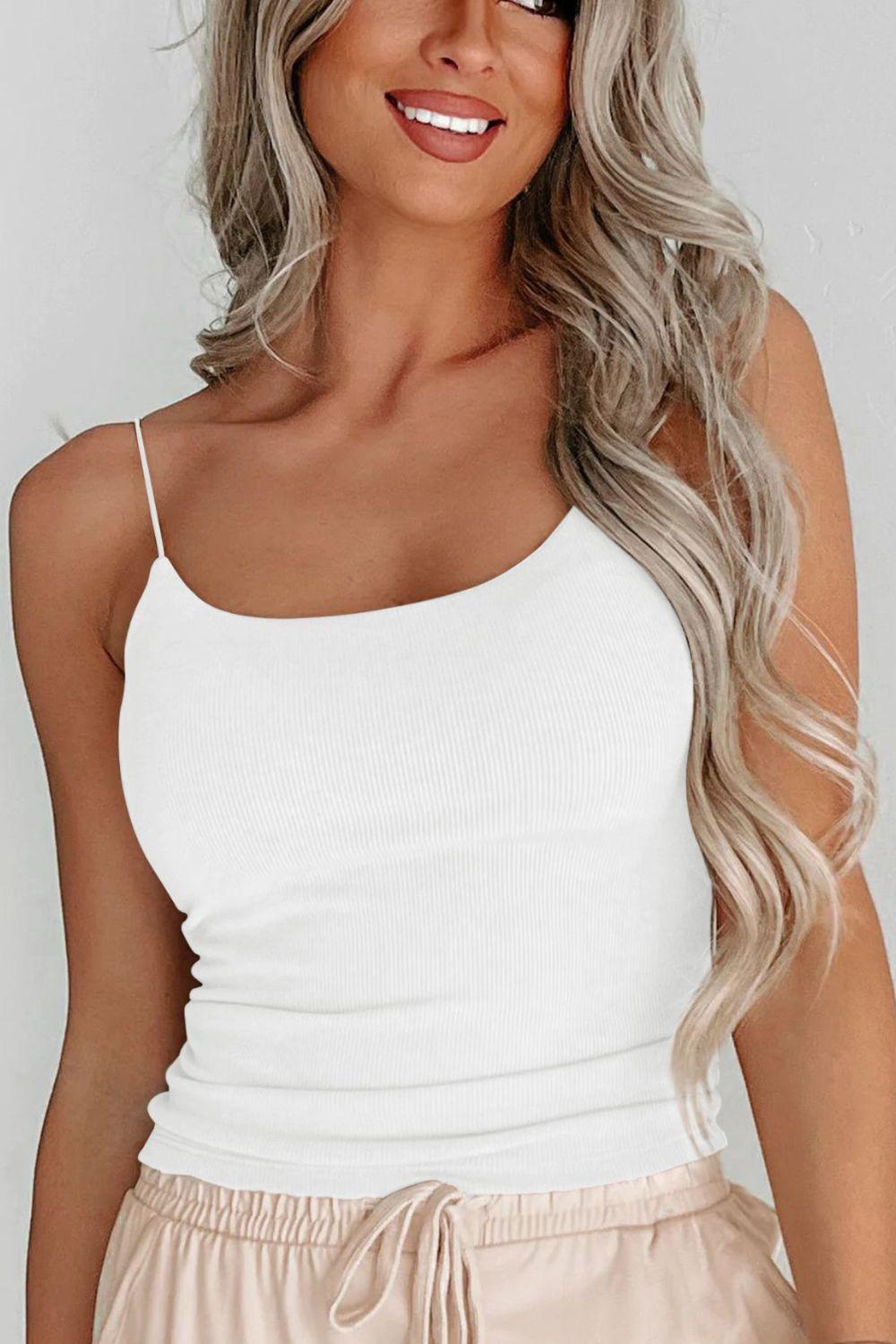 Ribbed Scoop Neck Cami - Lab Fashion, Home & Health