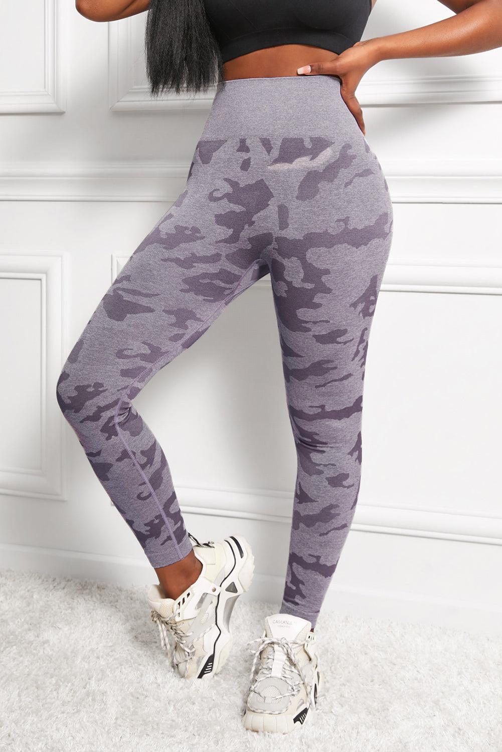 Camo Print Seamless High Waist Yoga Leggings - Lab Fashion, Home & Health