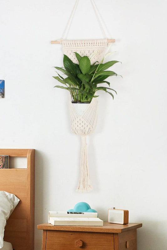 Macrame Basket Wall Hanging - Lab Fashion, Home & Health