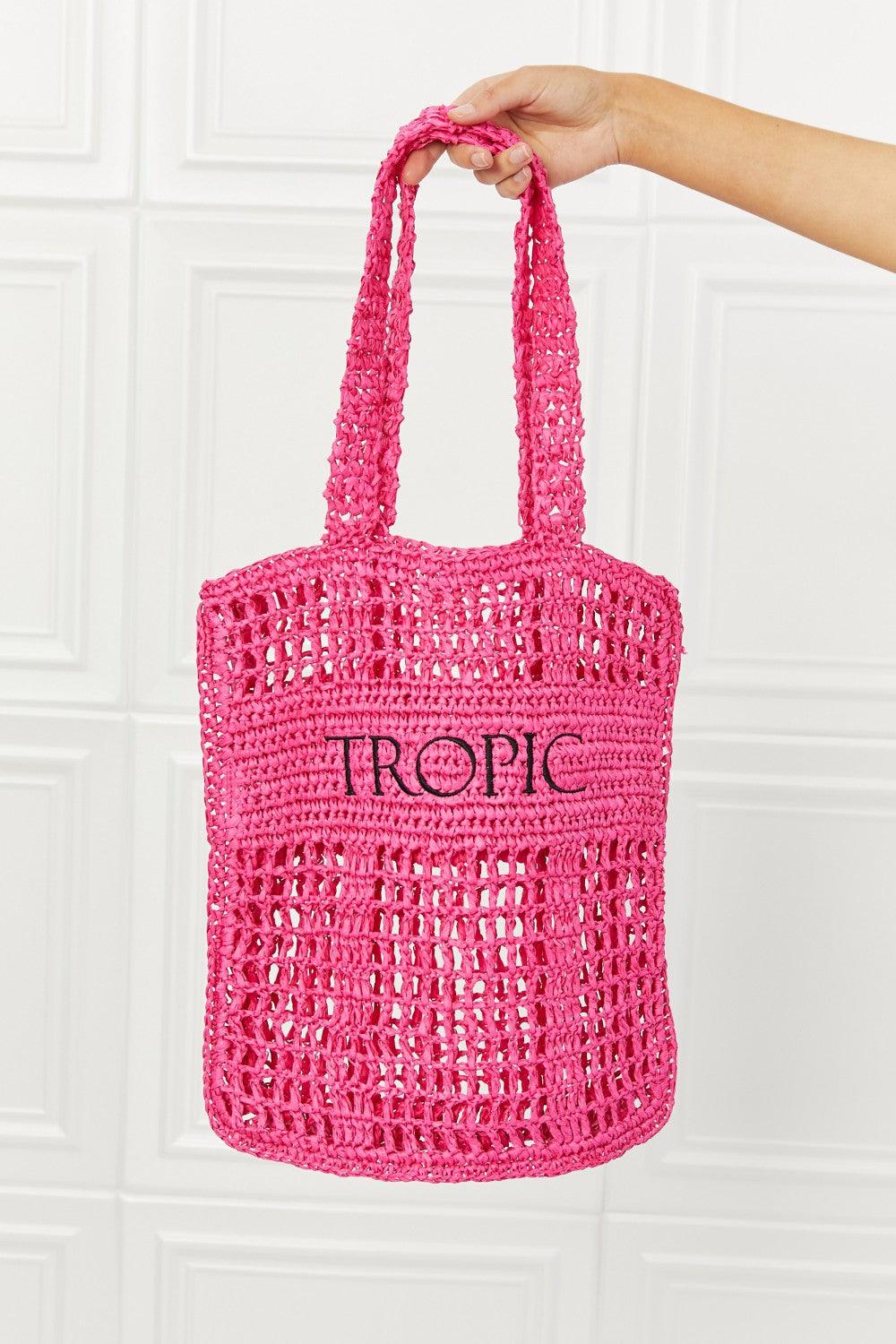 Fame Tropic Babe Staw Tote Bag - Lab Fashion, Home & Health