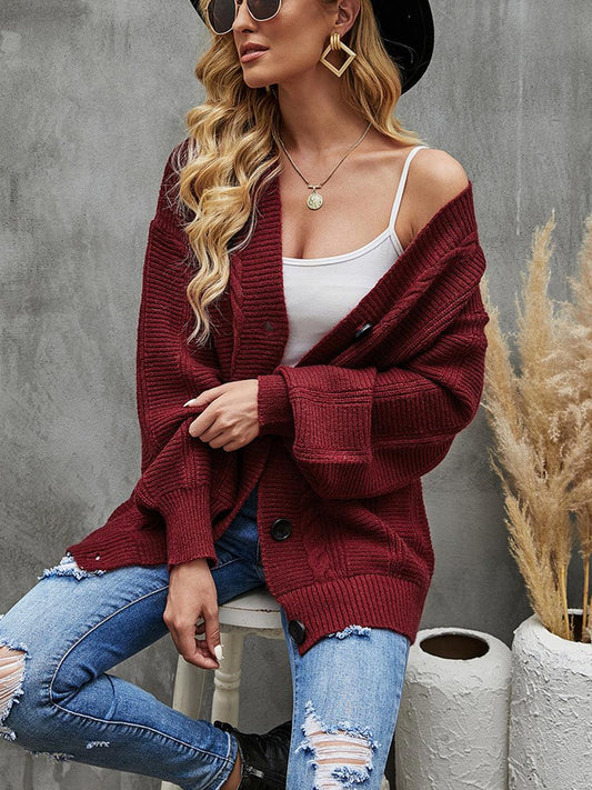 Dropped Shoulder Cardigan - Lab Fashion, Home & Health