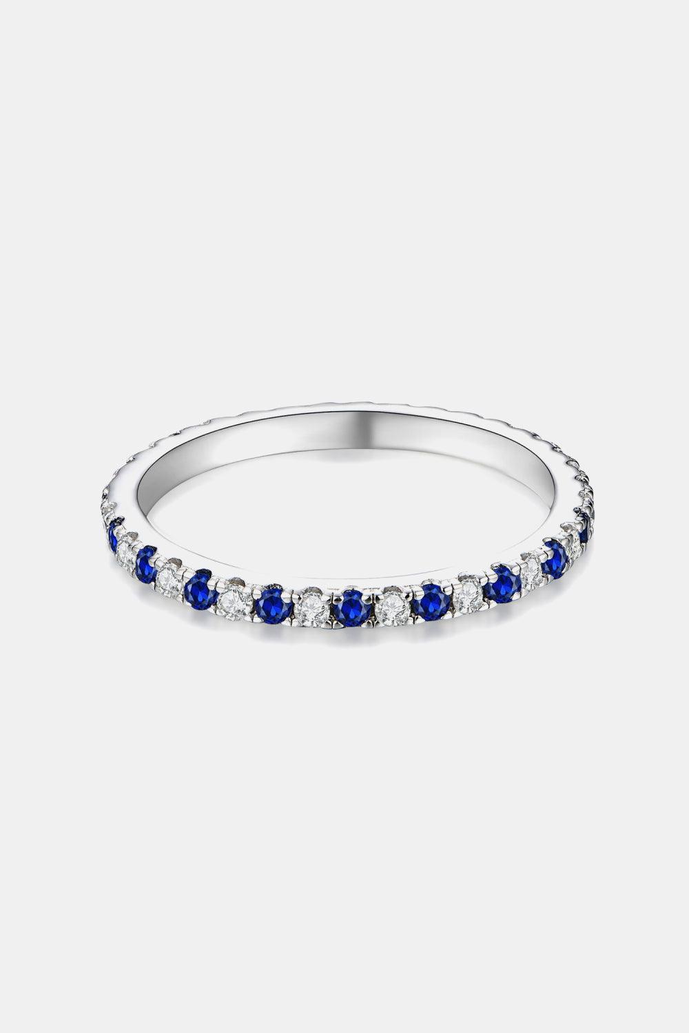 Moissanite Lab-Grown Sapphire Rings - Lab Fashion, Home & Health