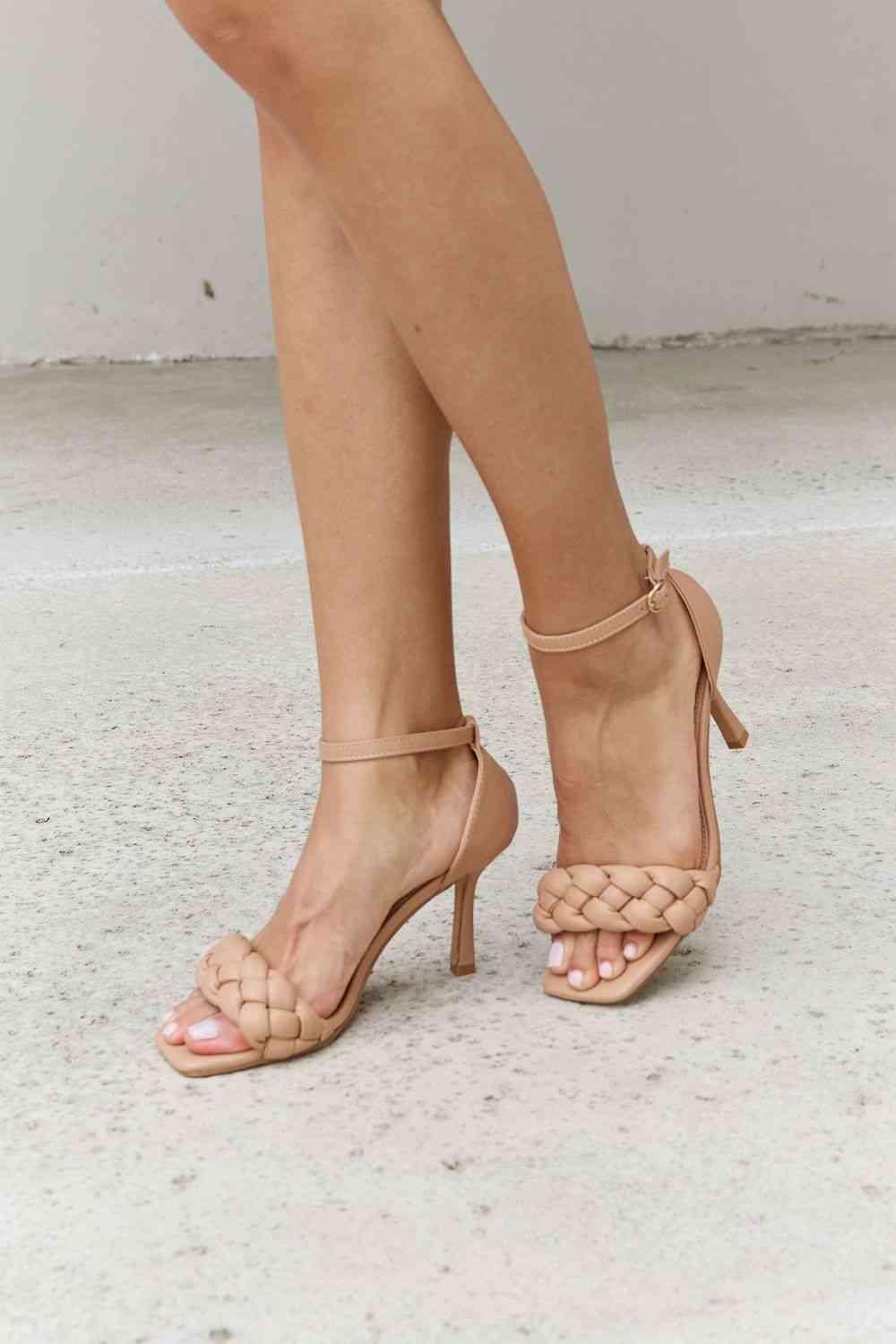 Forever Link Braided Strappy Heels - Lab Fashion, Home & Health