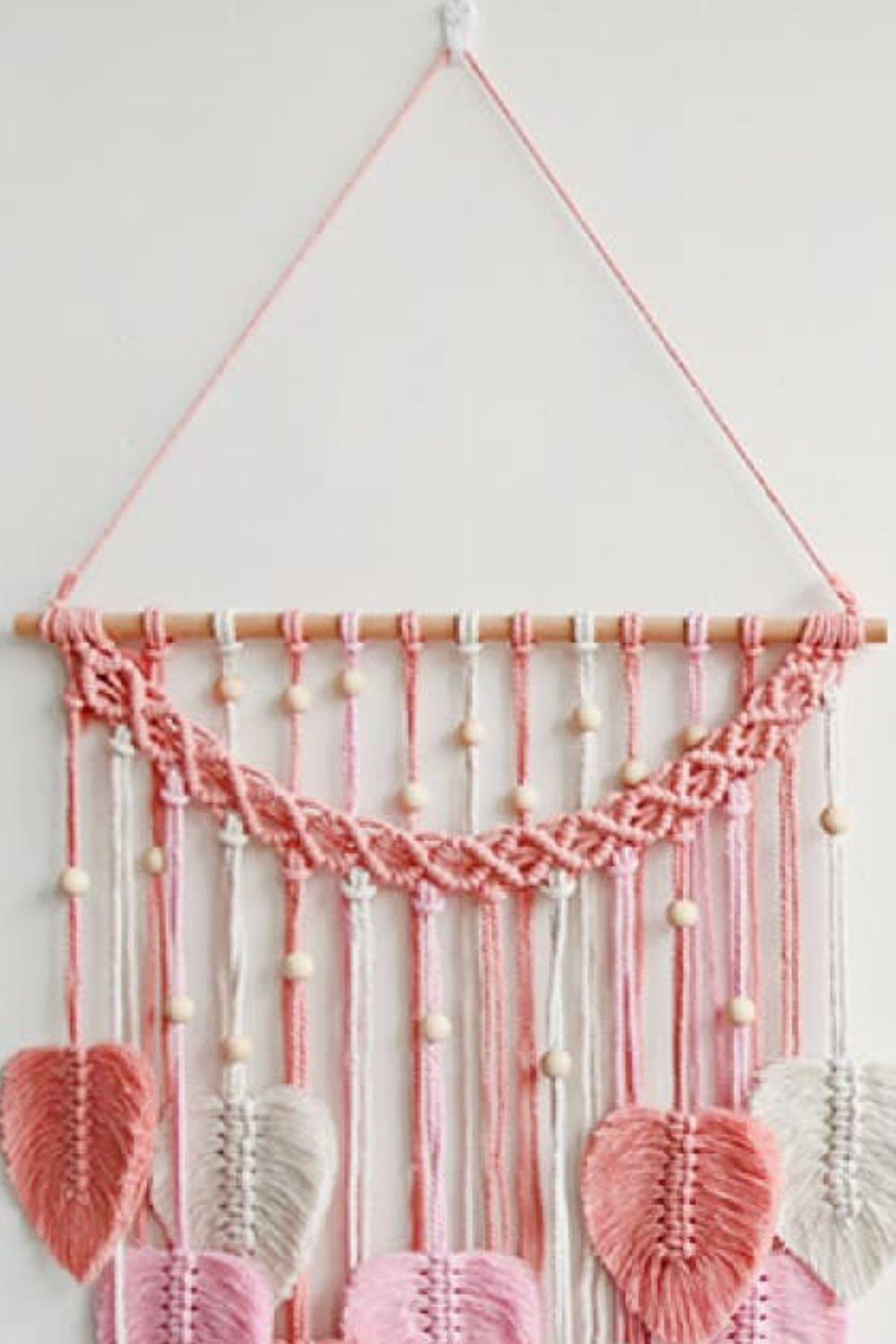 Macrame Leaf Fringe Wall Hanging - Lab Fashion, Home & Health