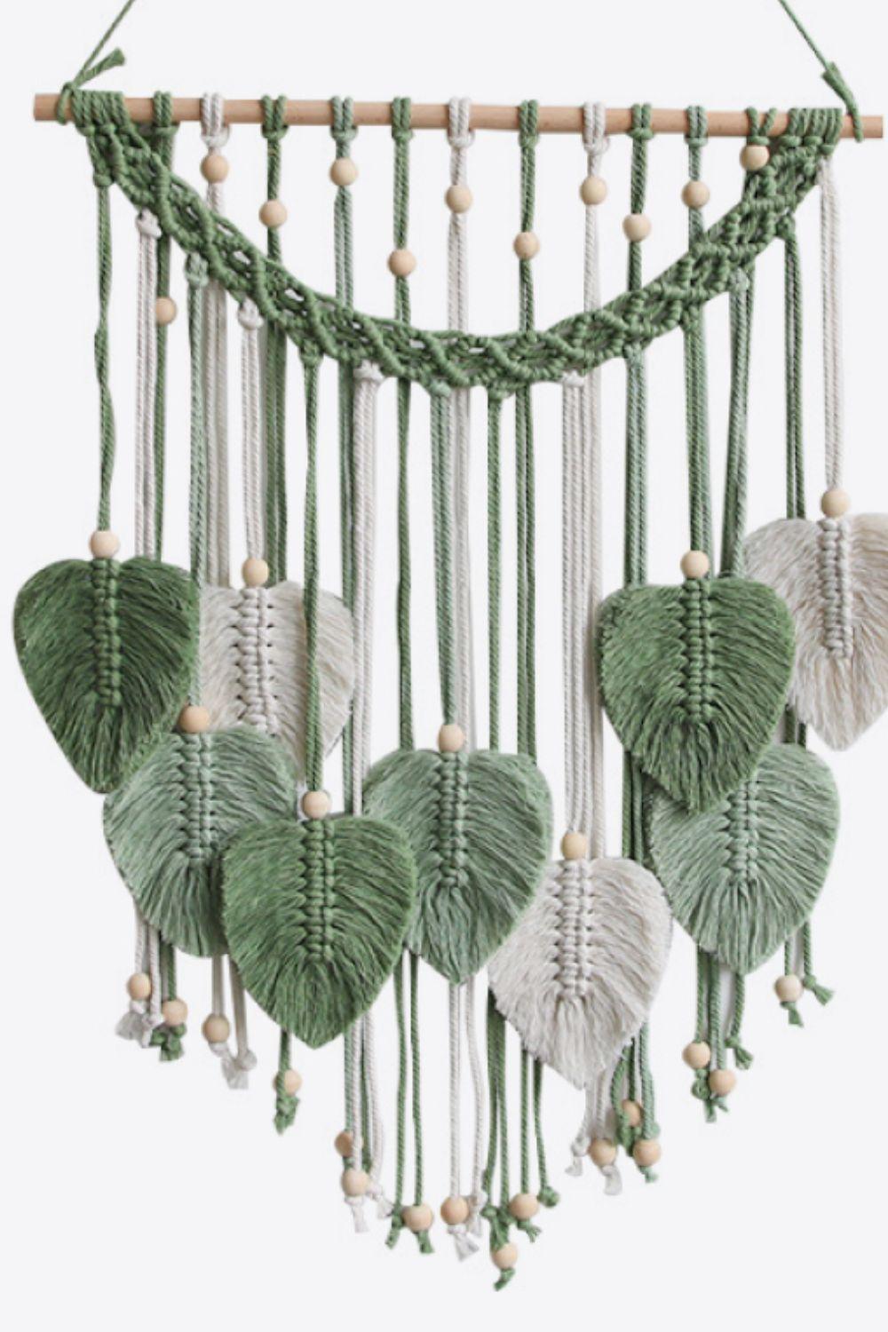 Macrame Leaf Fringe Wall Hanging - Lab Fashion, Home & Health