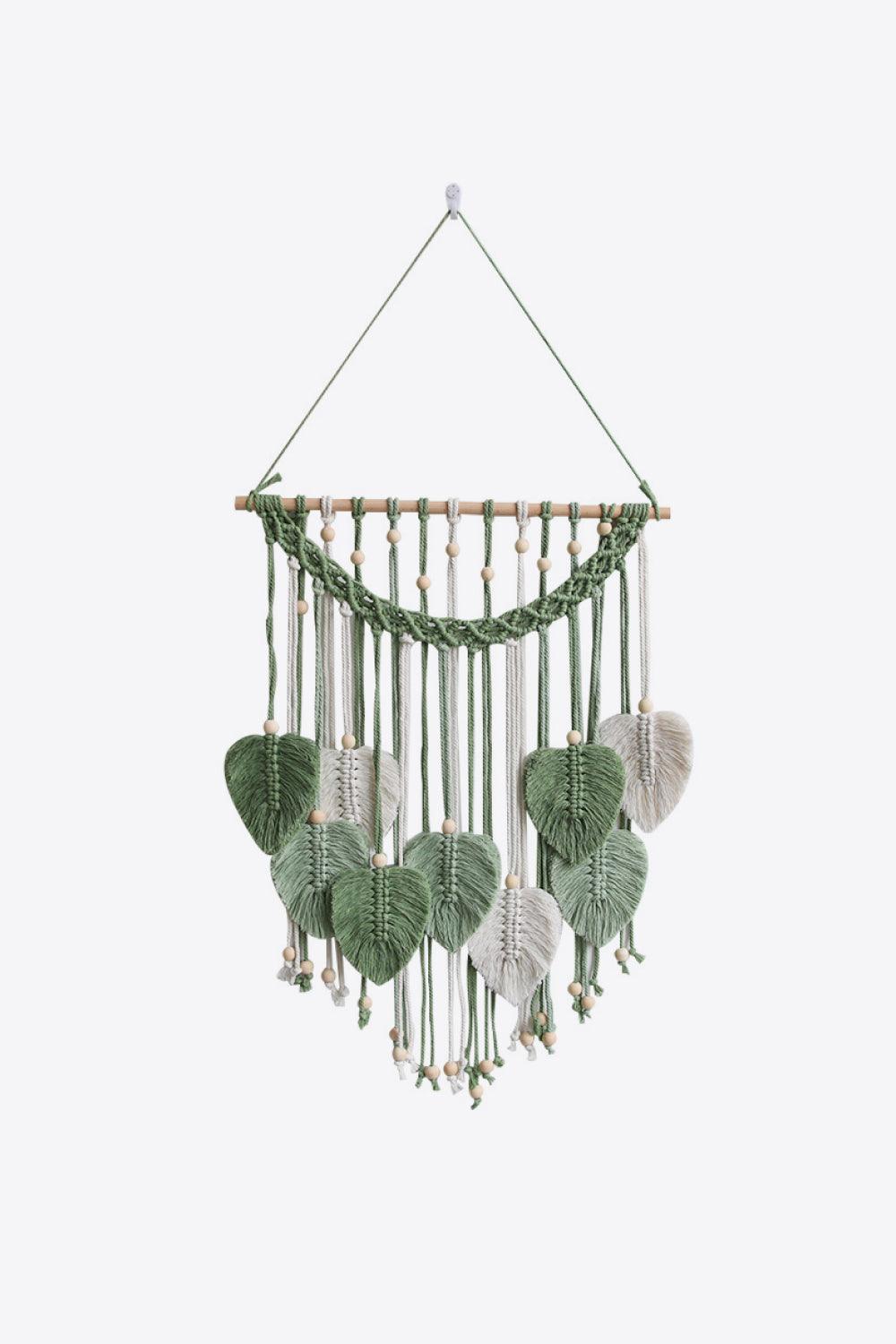 Macrame Leaf Fringe Wall Hanging - Lab Fashion, Home & Health