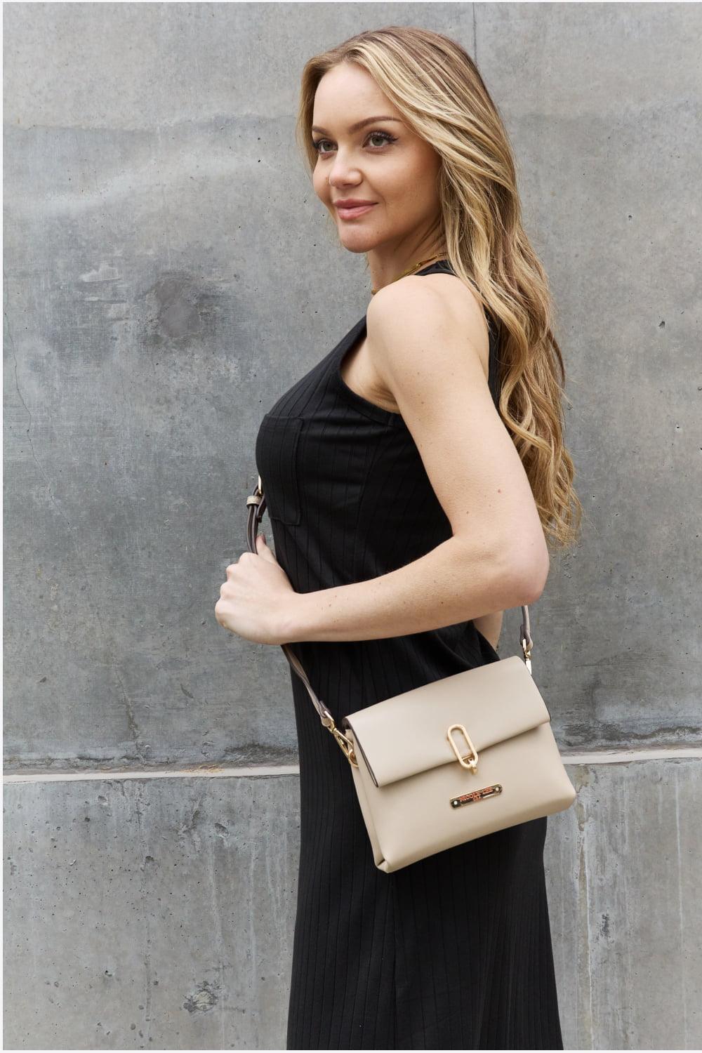 Nicole Lee USA Liv Vegan Leather Crossbody Bag - Lab Fashion, Home & Health