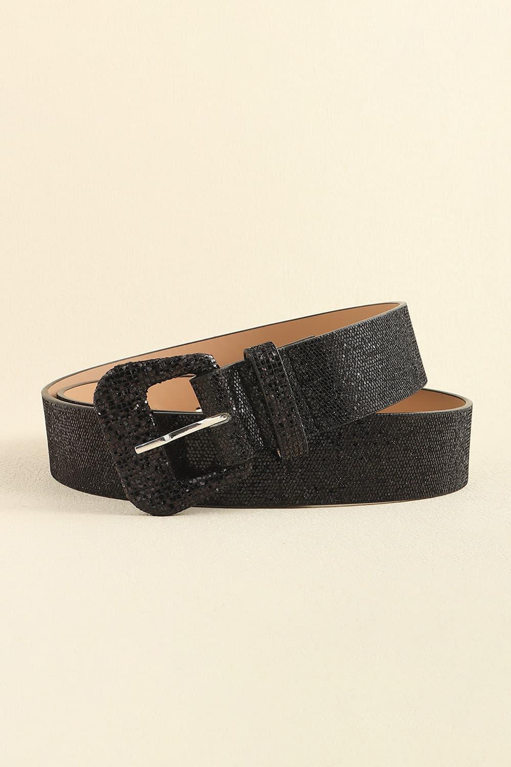 Glitter PU Leather Belt - Lab Fashion, Home & Health