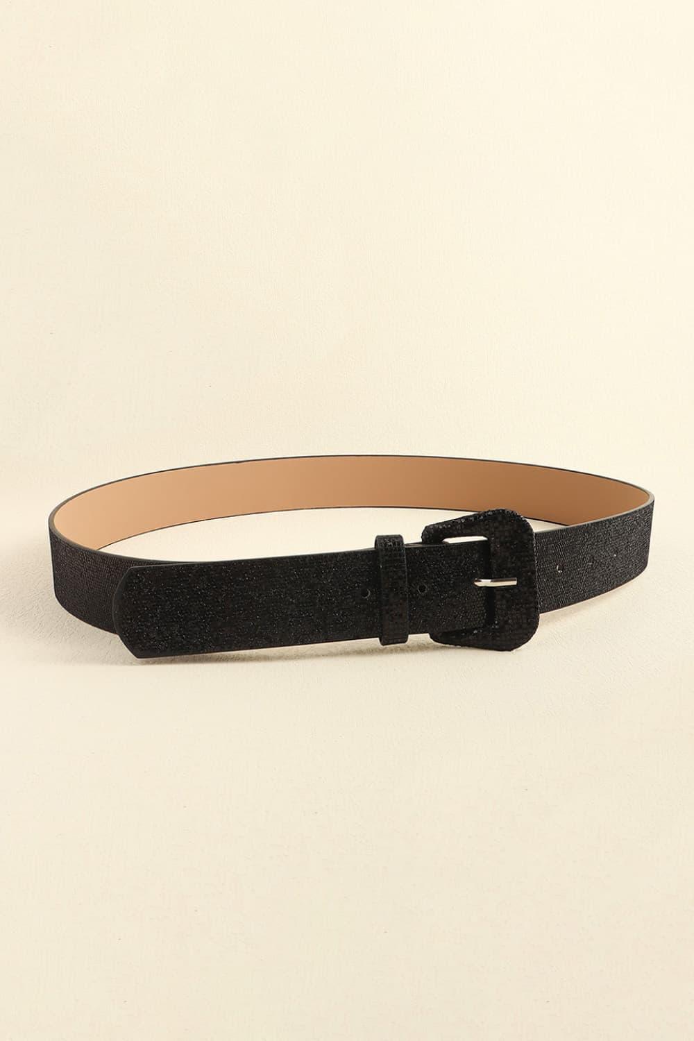 Glitter PU Leather Belt - Lab Fashion, Home & Health