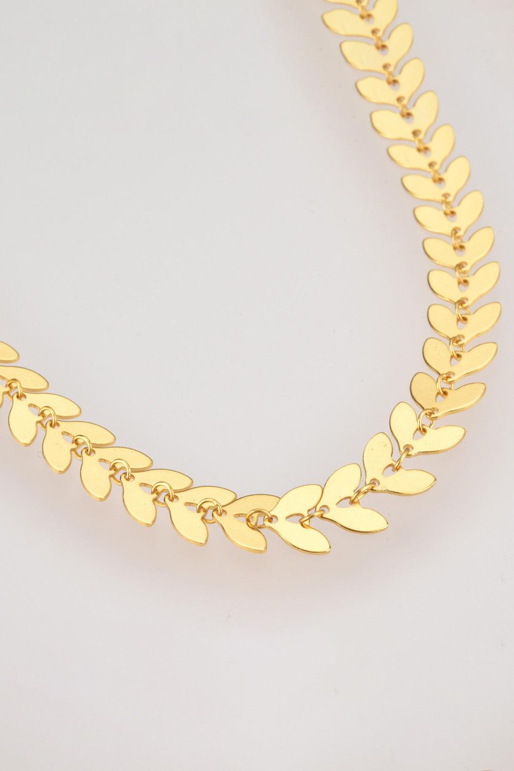 925 Sterling Silver Leaf Necklace - Lab Fashion, Home & Health