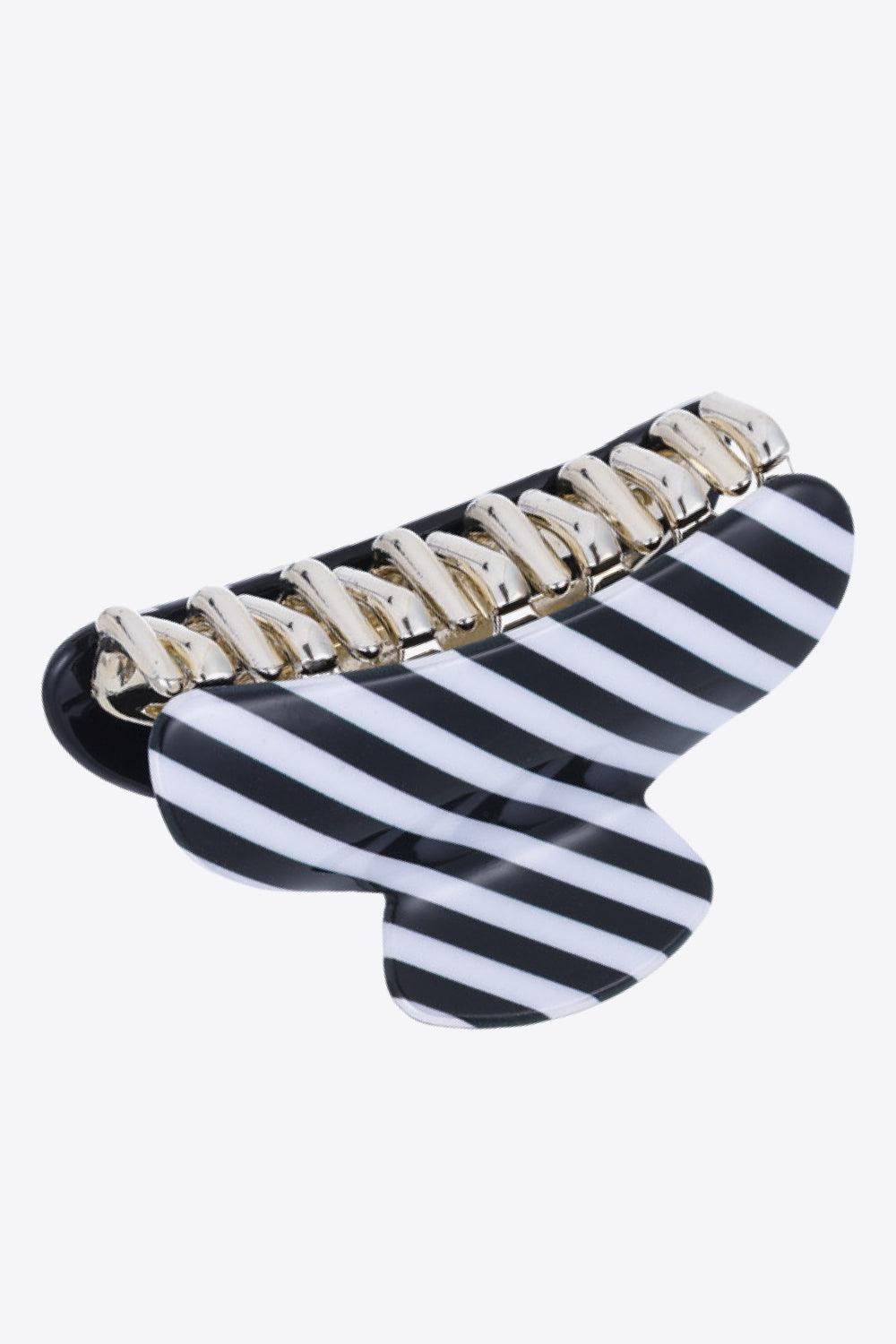 Striped Claw Clip - Lab Fashion, Home & Health