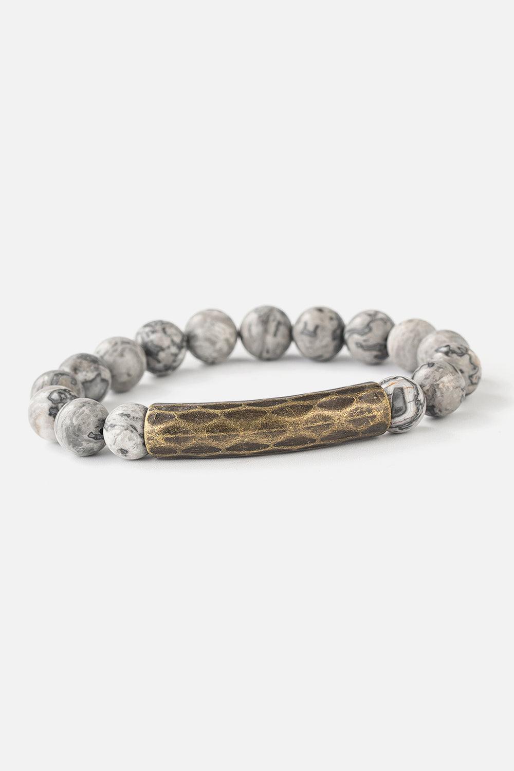 Natural Stone Beaded Bracelet - Lab Fashion, Home & Health