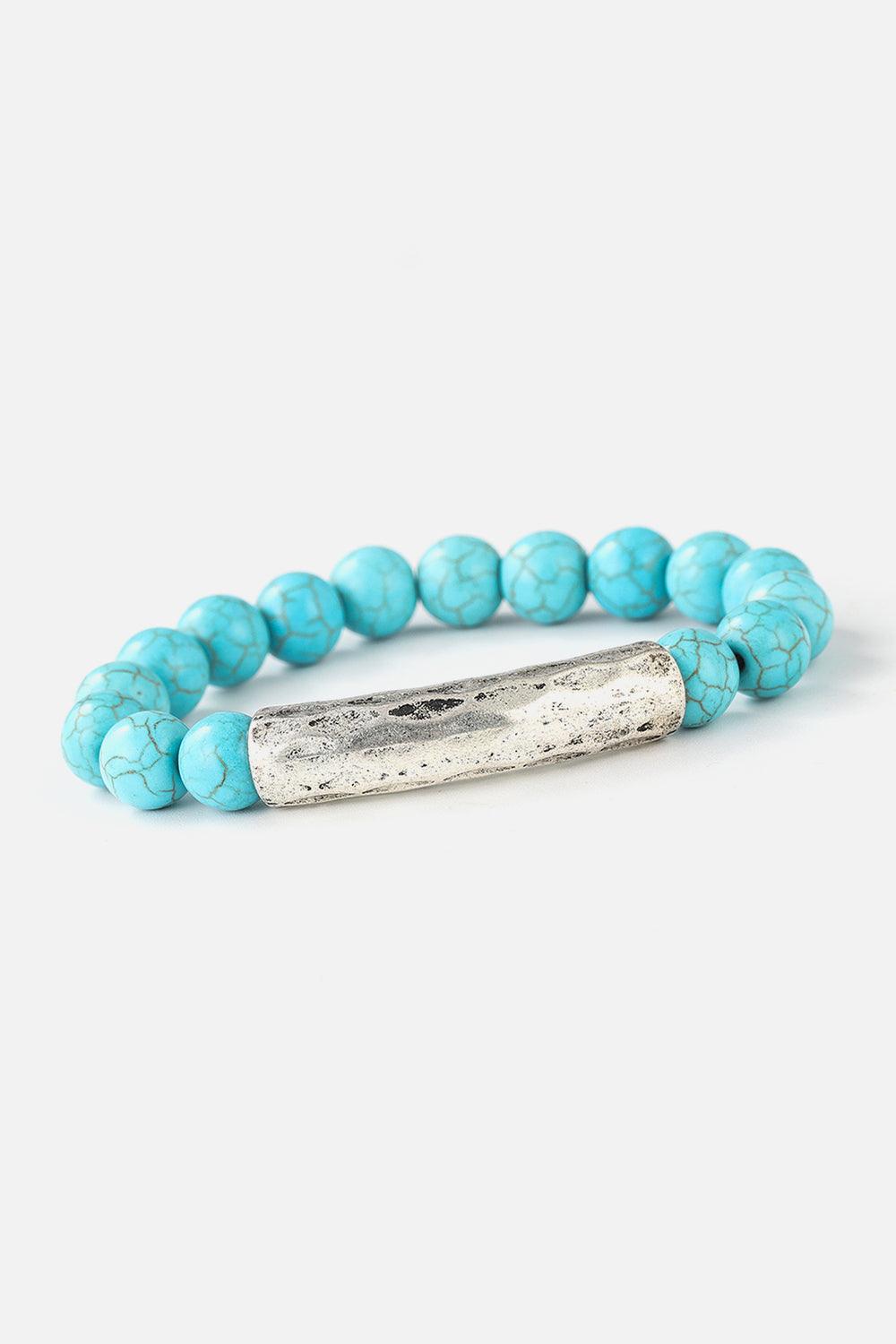 Natural Stone Beaded Bracelet - Lab Fashion, Home & Health