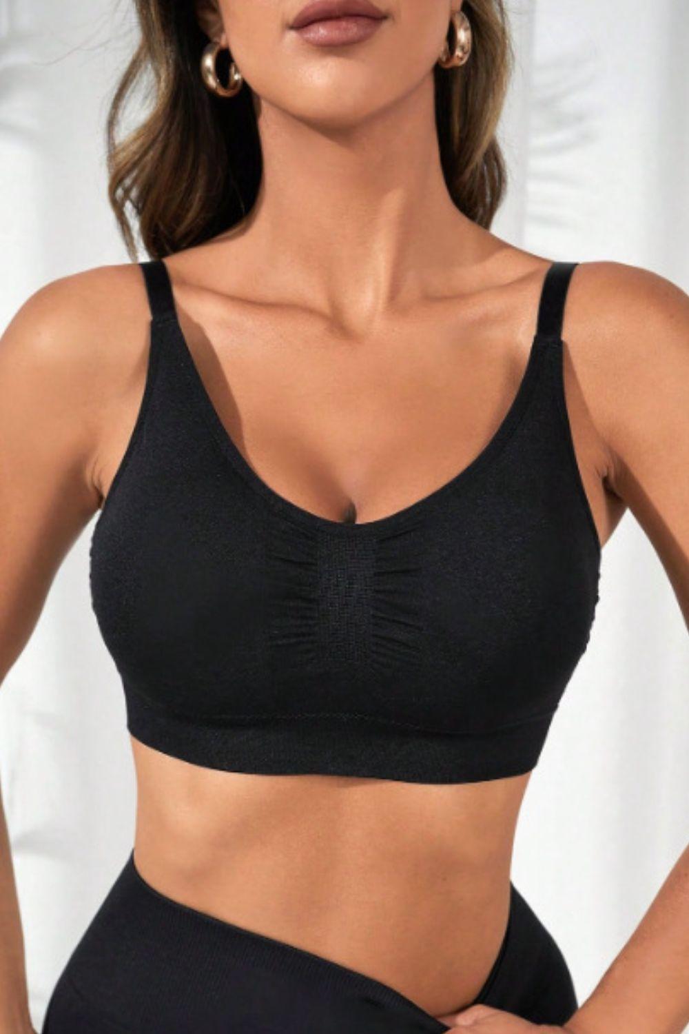 Scoop Neck Active Bra - Lab Fashion, Home & Health