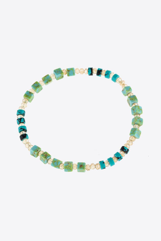 Crystal & Natural Stone Bracelet - Lab Fashion, Home & Health