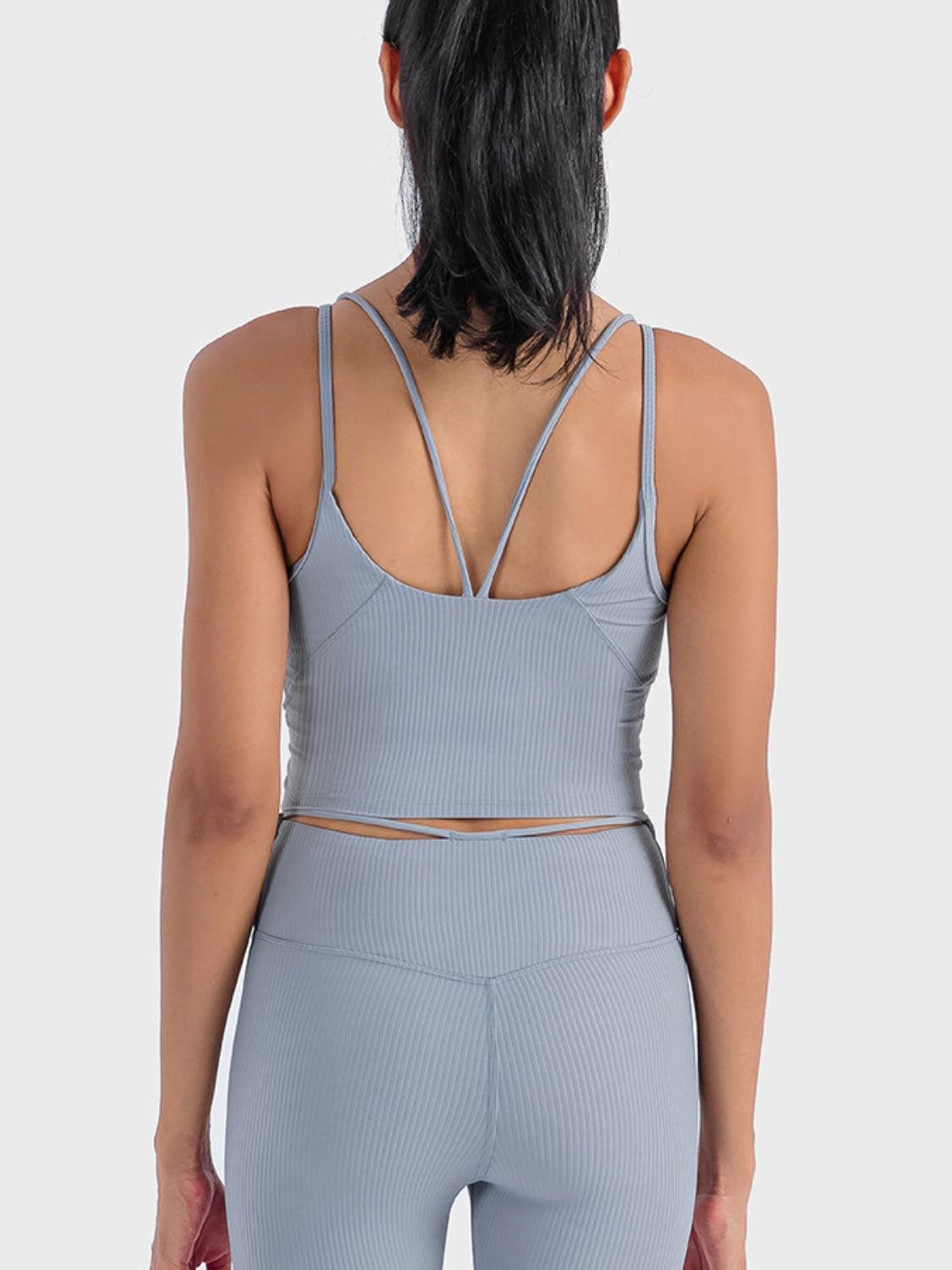 Double Strap Ribbed Sports Cami - Lab Fashion, Home & Health
