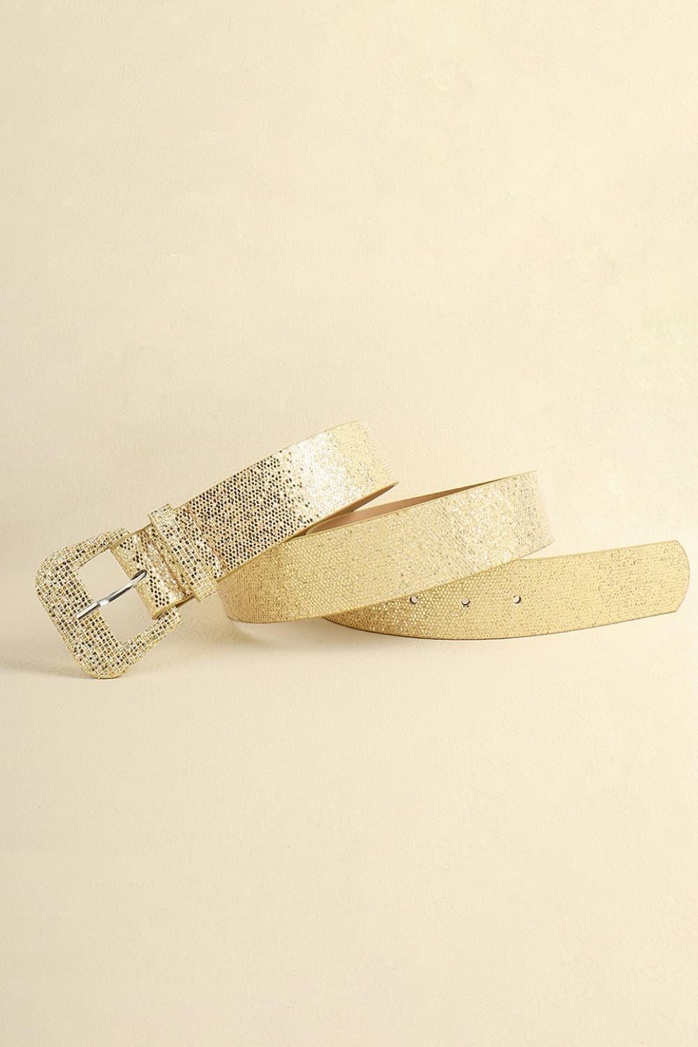 Glitter PU Leather Belt - Lab Fashion, Home & Health