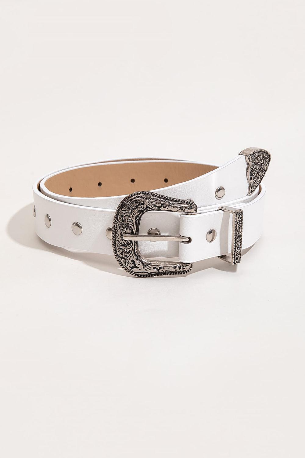 PU Leather Studded Belt - Lab Fashion, Home & Health