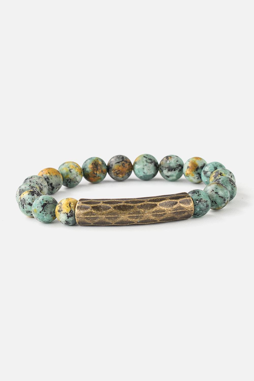 Natural Stone Beaded Bracelet - Lab Fashion, Home & Health