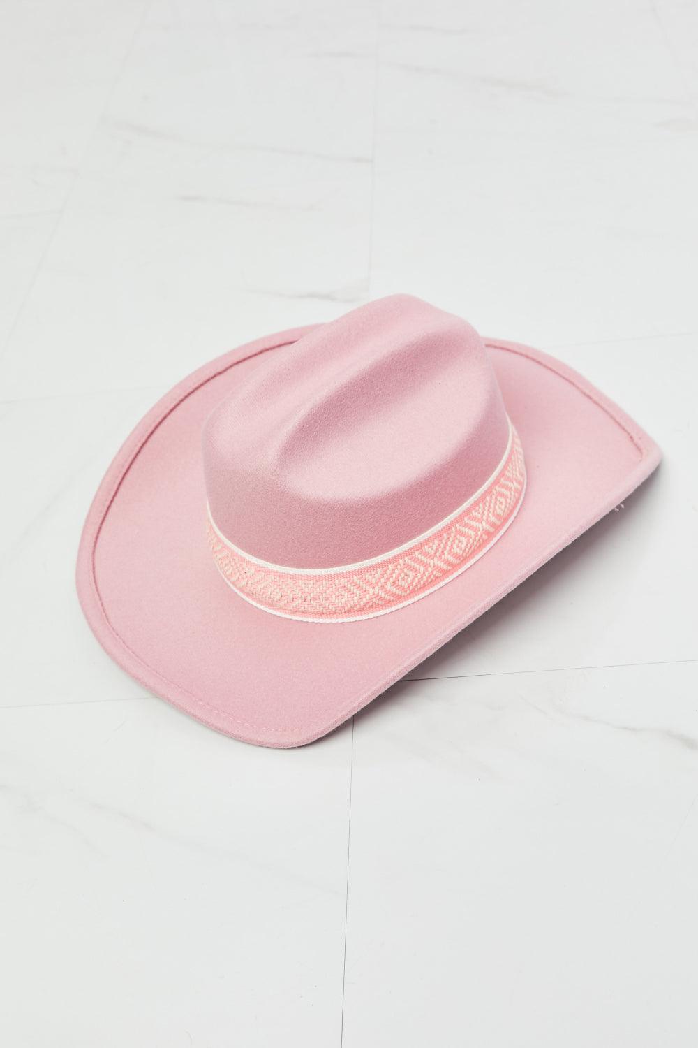 Fame Western Cutie Cowboy Hat in Pink - Lab Fashion, Home & Health