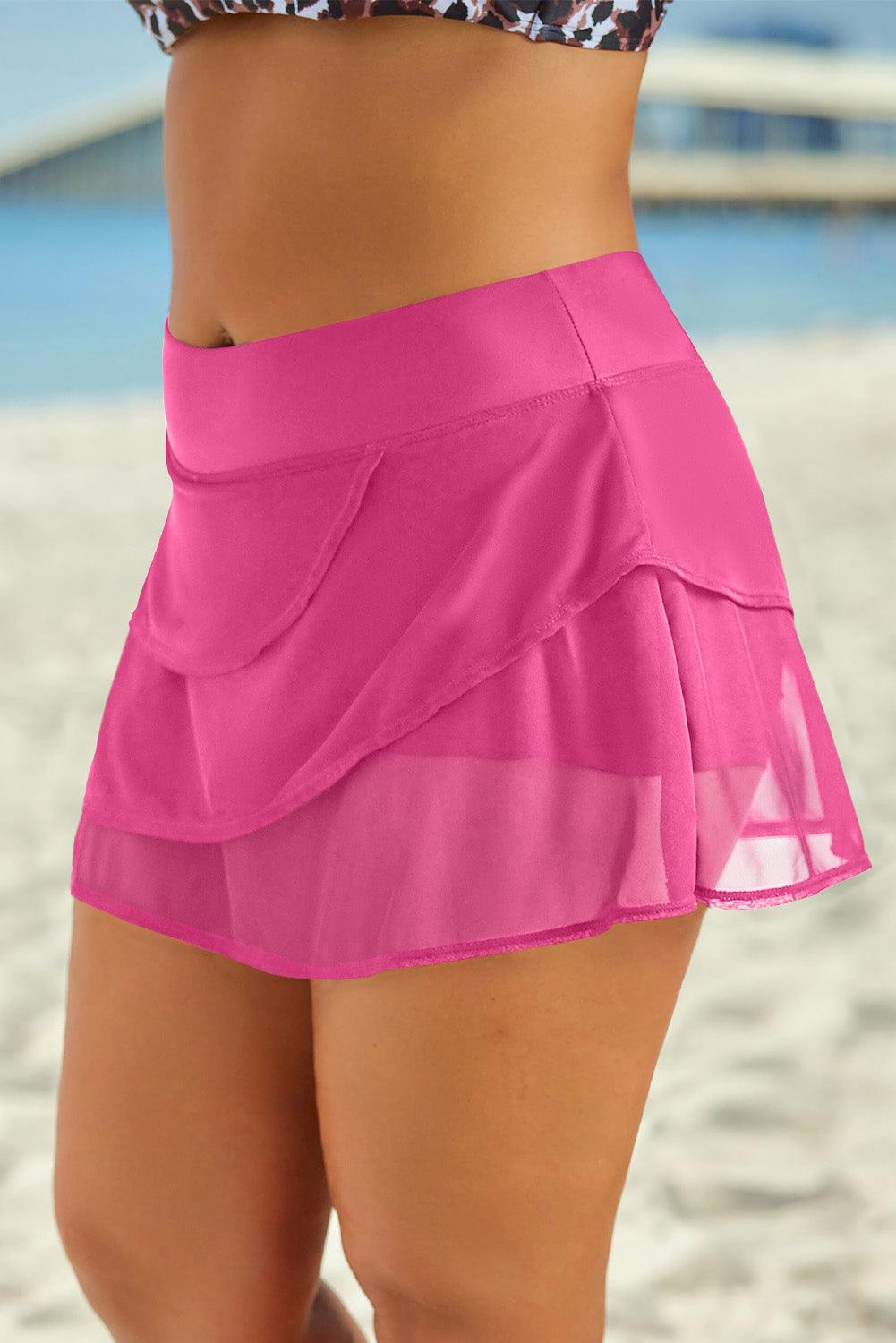 Full Size Layered Swim Skirt - Lab Fashion, Home & Health