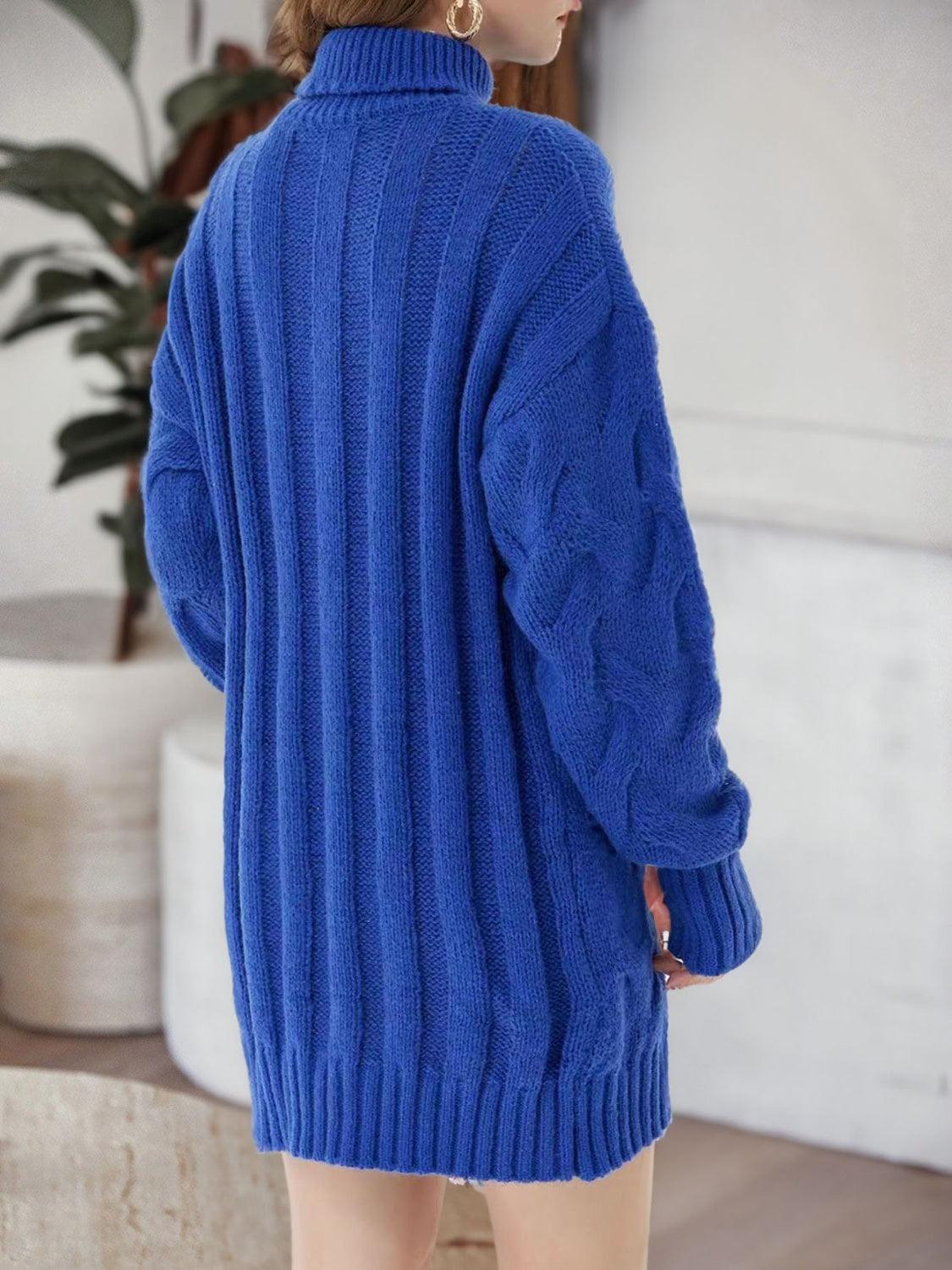 Turtleneck Sweater Dress - Lab Fashion, Home & Health