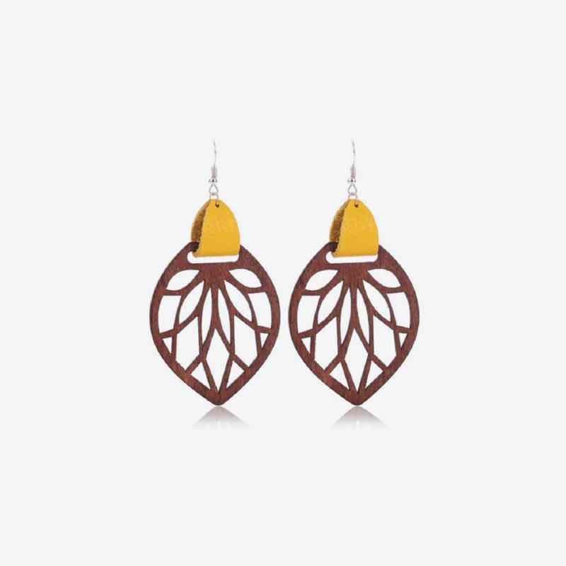 Leaf Drop Earrings - Lab Fashion, Home & Health