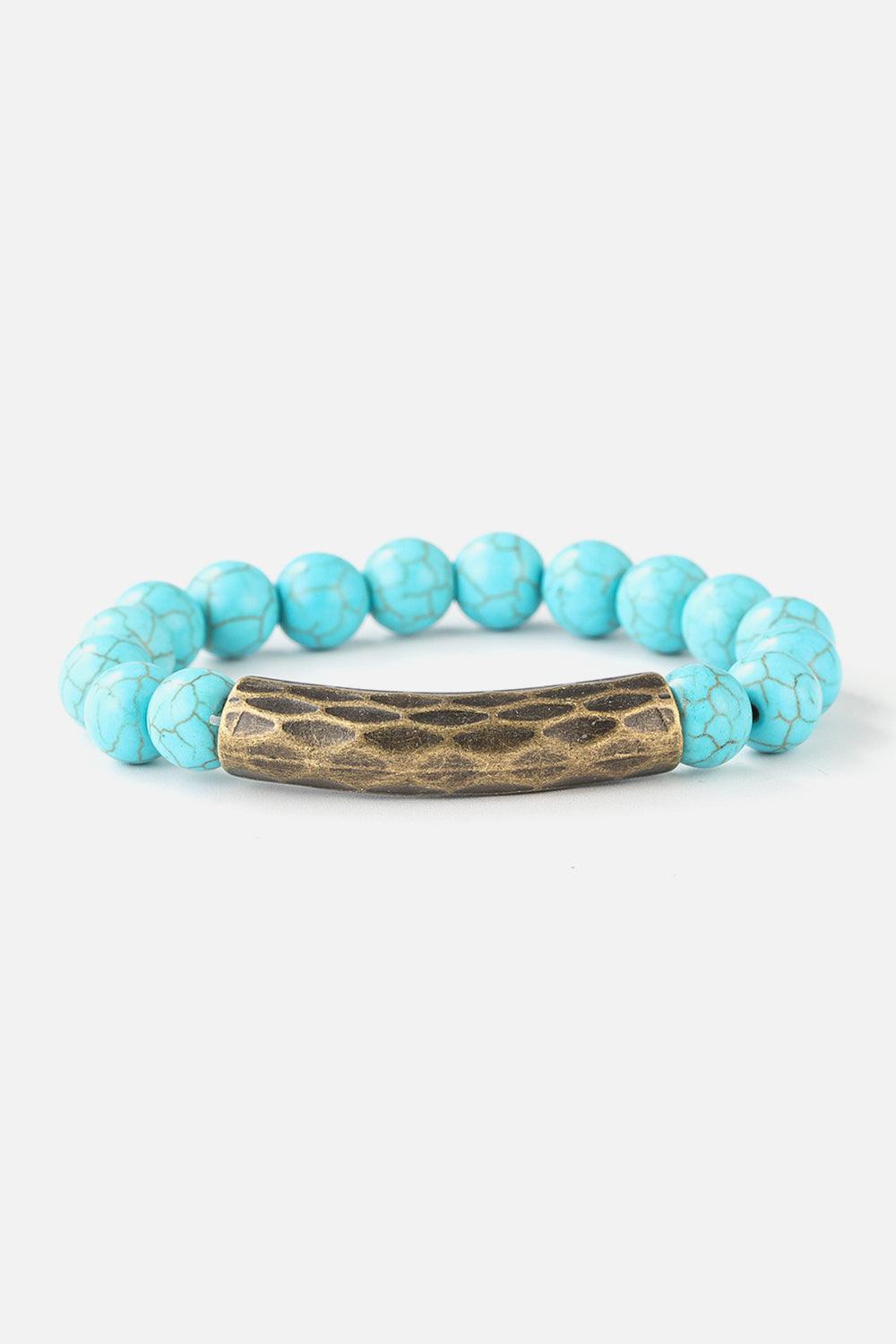 Natural Stone Beaded Bracelet - Lab Fashion, Home & Health